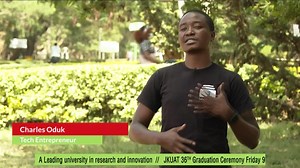 JKUAT will be celebrating it's 36th Graduation Ceremony on 9th of April, 2021. Charles Oduk, a Tech Enterpreneur is one of the graduands. Check out his full story here. | Discover JKUAT