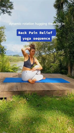 15K views · 192 reactions | backvpain Relief sequence #yogaforbackpain #beginneryoga #PilatesWorkout #PilatesAtHome #YogaForWomen #PilatesForWomen #YogaAtHome #FitnessMotivation #pilates #yoga | Yoga Wisdom | Facebook