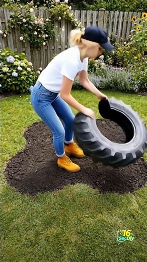 Look at this genius idea using old tires nobody wanted 😲