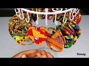 DIY: African Prints Earrings