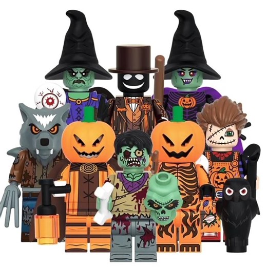 #MOC #Halloween Custom Minifigures Set Unoffical lego G0185