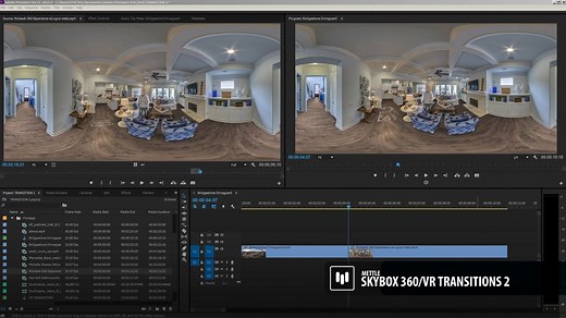 SkyBox 360/VR Transitions 2 | Spherical Blur