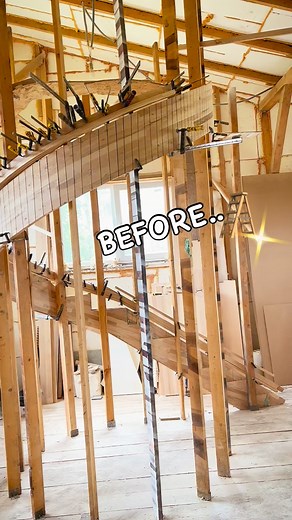 1.5K reactions · 55 shares | 煮Before and after installation of wooden stairs from the manufacturer @twood.com.ua #twoodstairs #Beforeandafter #installationofwoodenstairs #stairsfromthemanufacturer #stairs #exclusivestairs #woodenstairs #ledder | TWood Дерев"яні сходи | Facebook