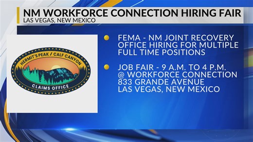 FEMA New Mexico Joint Recovery Office to host hiring fair in Las Vegas