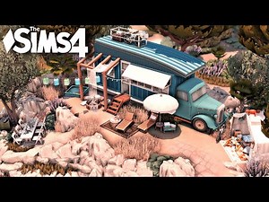 Family Camper | Van Life | No CC | The sims 4 | Stop motion Speed build