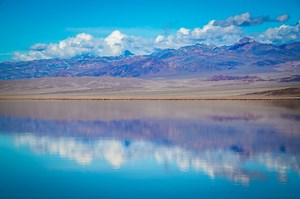 Desert oasis: Hottest, driest place in the US sees a 10-mile-long lake suddenly appear