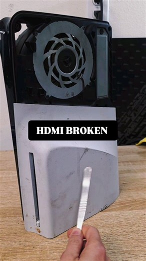 PS5 SLIM HDMI BROKEN .. LET'S FIX IT 🔥 ♥️ #fypシ #gaming #repair #fypage #fix | AynaxTech