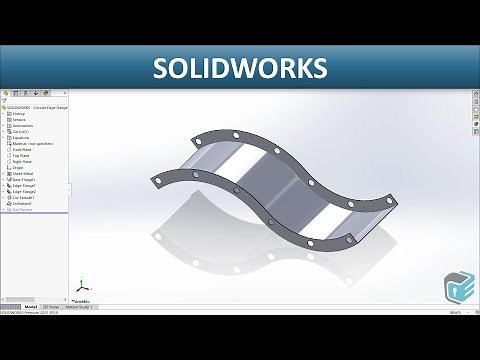 SOLIDWORKS - (Sheet Metal) Circular Edge Flange