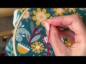 Outline Stitch & Stem Stitch Tutorial | Basic Embroidery Stitch Tutorial for Beginners