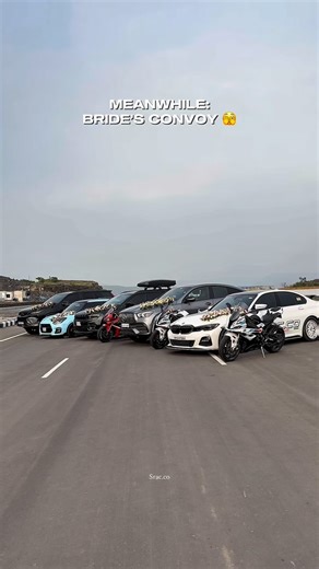 cars.co on Instagram: "CONVOY 😮‍💨 - - - Follow for more @srac.co @ali.x.srac - - - - #bmw #bmwm #nikah #wedding #bride #groom #convoy #cars #carmeet #superbike #s1000rr #bmw330imsport #fortuner #amg #gle53amg #jeep #jeepmeridian #suzukiswiftsport"