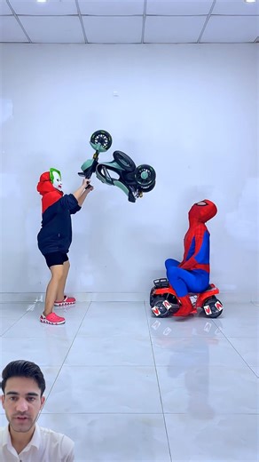 SpidermAn Saw the Wheel Fall Off 😳🔥 “Wait for reaction 👀”