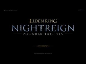 Elden Ring Night reign main menu theme
