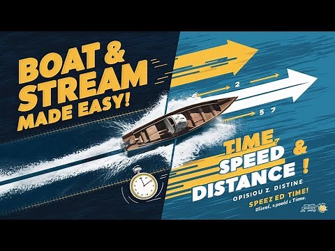 Boat and Stream questions in Time Speed Distance II Boat and Stream full concept with tricks