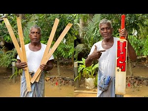 How to make a professional style Cricket bat at home | with simple tools