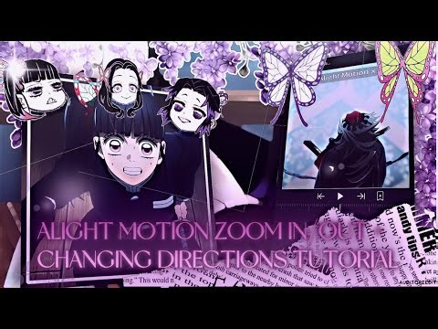Smooth zoom in zoom out and changing direction tutorial in Alight Motion! 