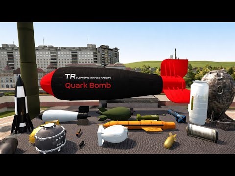 Testing Every Nuclear Bomb on Military Base | GMod