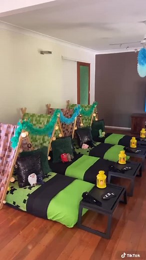 Themed Slumber Party Ideas for Minecraft Sleepover Fun
