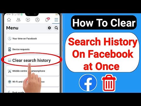 How To Delete Facebook Search history (2023) | How To Clear Facebook Search History in One Click