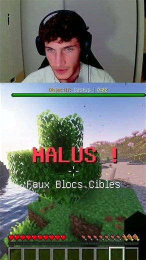 The game trolled me with this cactus debuff 🔥 #minecraft