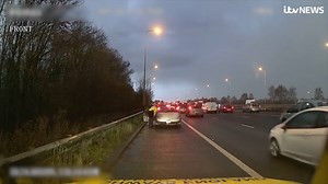 92K views · 226 reactions | This dashcam footage of a lorry in a multi-car motorway pile-up has been released to warn drivers of tailgating dangers. Read more: https://bit.ly/2JFCWXn | ITV News | Facebook