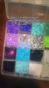 Guys, I'm almost out of the light purple what color do i use???