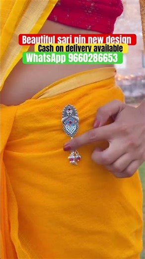 Beautiful sari pin new design instant order 70% discount #shortsfeed #jewellery #ytshorts #earrings