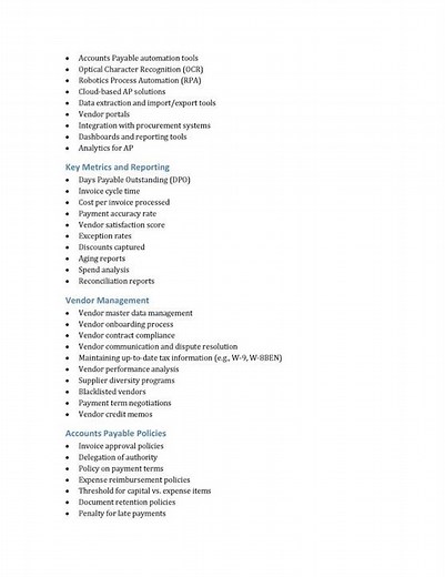 Accounts payable concepts for interview #accountspayable