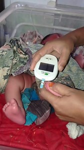 94K views · 707 reactions | CBG test for new born baby Sugar level test #newborn #nicu | Medical practice | Facebook