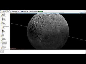 Earth and Moon Terrain with the OpenFramesInterface in GMAT