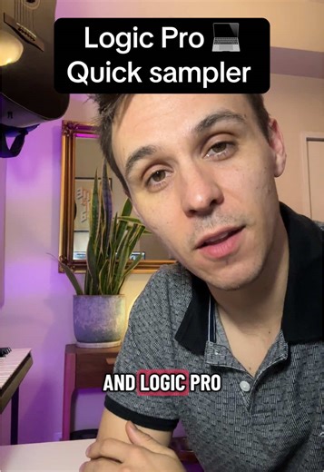 Logic Pro: Quick Sampler #logicprotutorials #logicprotips #musicproductiontips #musicproduction #sampler #sampling #howtosample #logicprox #musicproducer