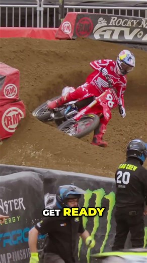 Motocross Race: Rider 96 Unleashed on the Track! #shorts