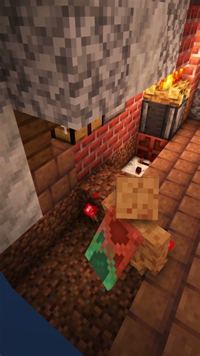 Easiest Redstone Fireplace Door in Minecraft