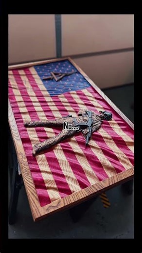 This CNC Flag Has Real Movement