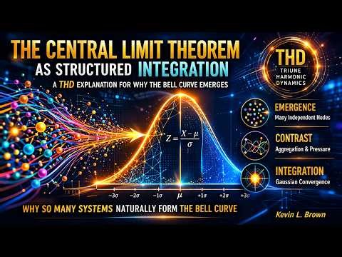 Triune Harmonic Dynamics (THD) — The Central Limit Theorem as Structured Integration