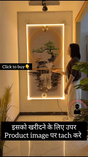 Ghar Ki Problem on Instagram: "Luxury wall decor painting #homedecor #walldecoration #homedesgn #popularbathroom"