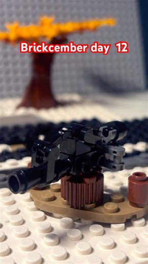 Brickcember day 12 (WW1 machine gun?) #ww2weapons