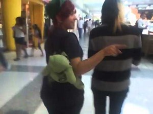 Random Girl Blushing.