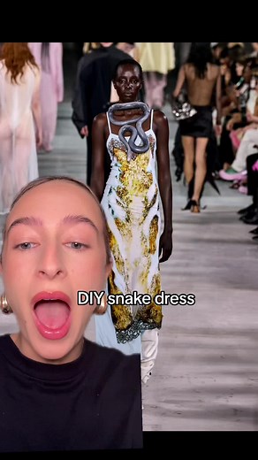 DIY Snake Dress Inspired by Kylie Jenner's Style