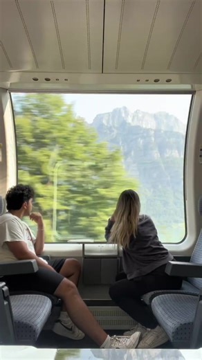 Panoramic Train Journey from Switzerland to Austria