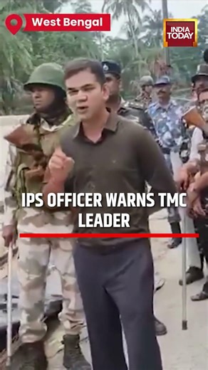 High Drama in Bengal Polls | Officer vs TMC Candidate #bengalpolitics #bengalelections #tmc #ips