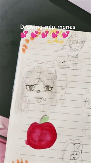 drawing mlp manes pt2..... ( 3/7)#mlp#mlpequestragirls #mlpfriendshipismagic