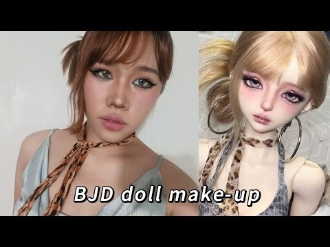 BJD doll make-up | beginner friendly