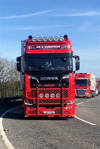 UK & EUROPEAN 😎 #a17 #scania #truckspottin