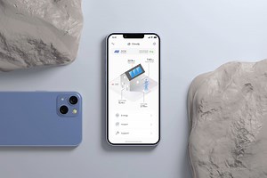 Solar monitoring app - Mockup