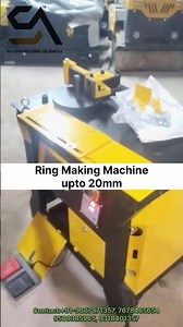 Ring Making Machine #saconstructionequipment #ringmachine #ringmaking