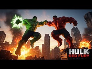 Green hulk vs red hulk in the city who is the true smash king