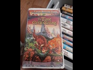 Opening & Closing To The Land Before Time III The Time Of The Great Giving 2001 VHS