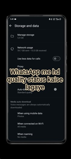 whatsapp me HD quality Status kaise lagaye #techtech #trending #tech #shortsfeed #short #shorts