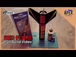 Estes Red Flare Rocket - Full Build