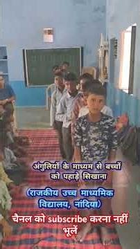 Teaching multiplication tables using fingers (Don't forget to subscribe to the channel #activityf...